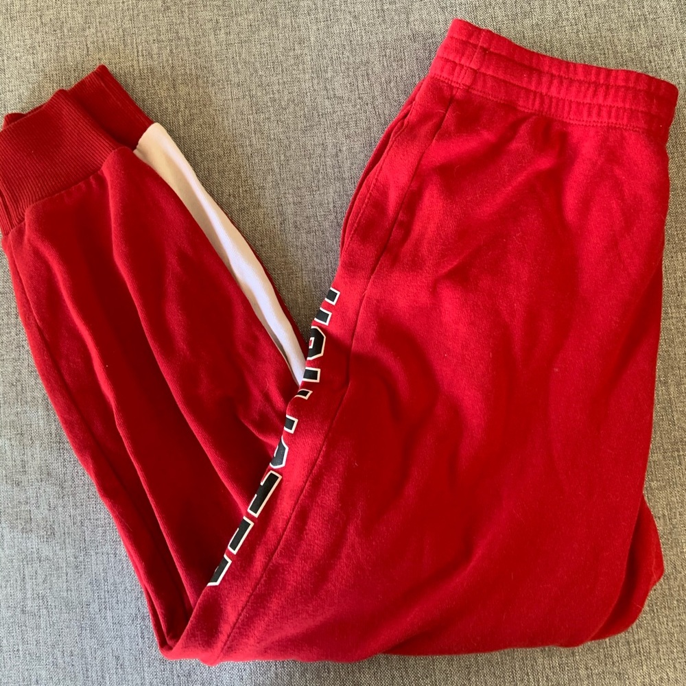 Hollister Red Sweatpants Joggers